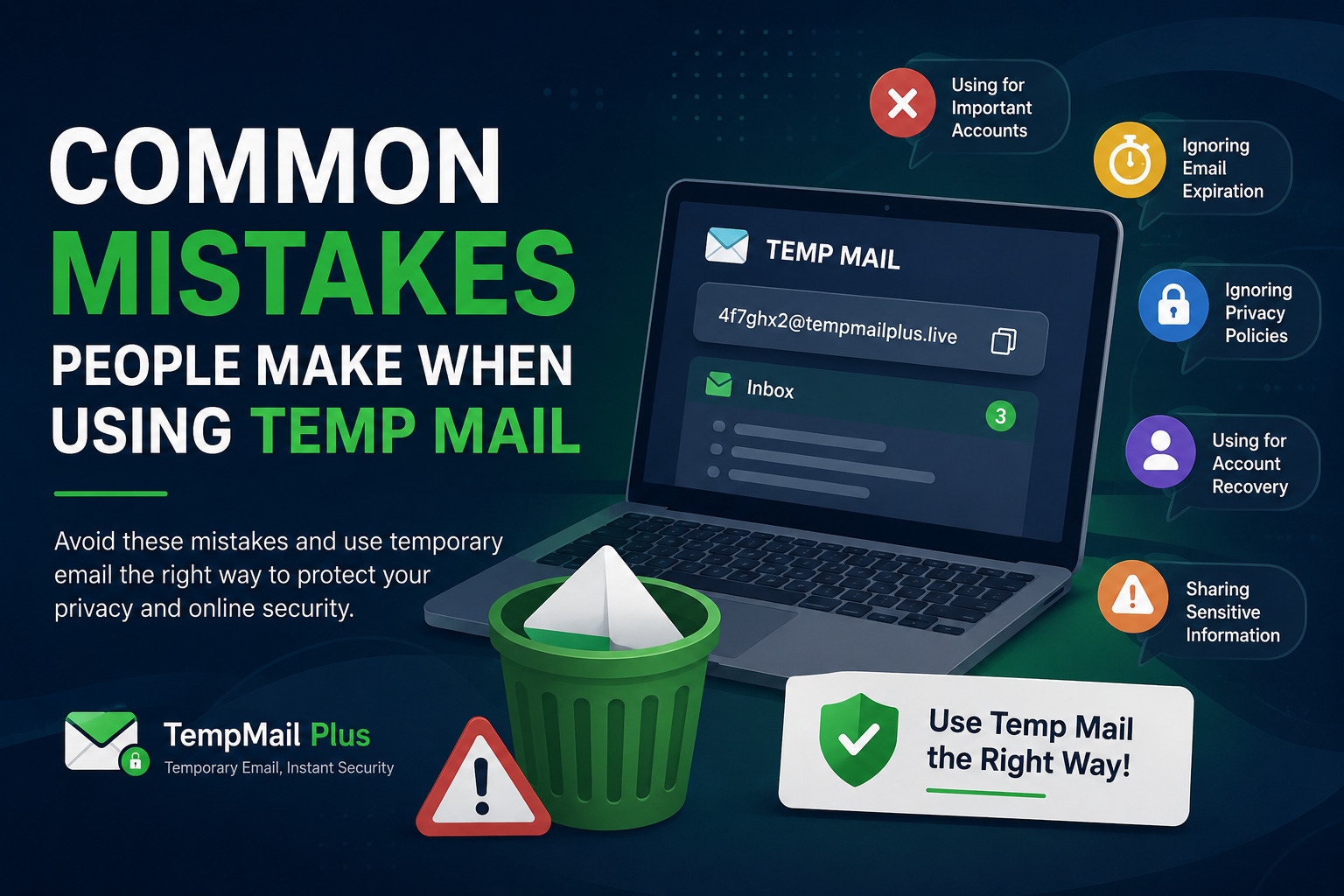Common Mistakes People Make When Using Temp Mail (And How to Avoid Them)